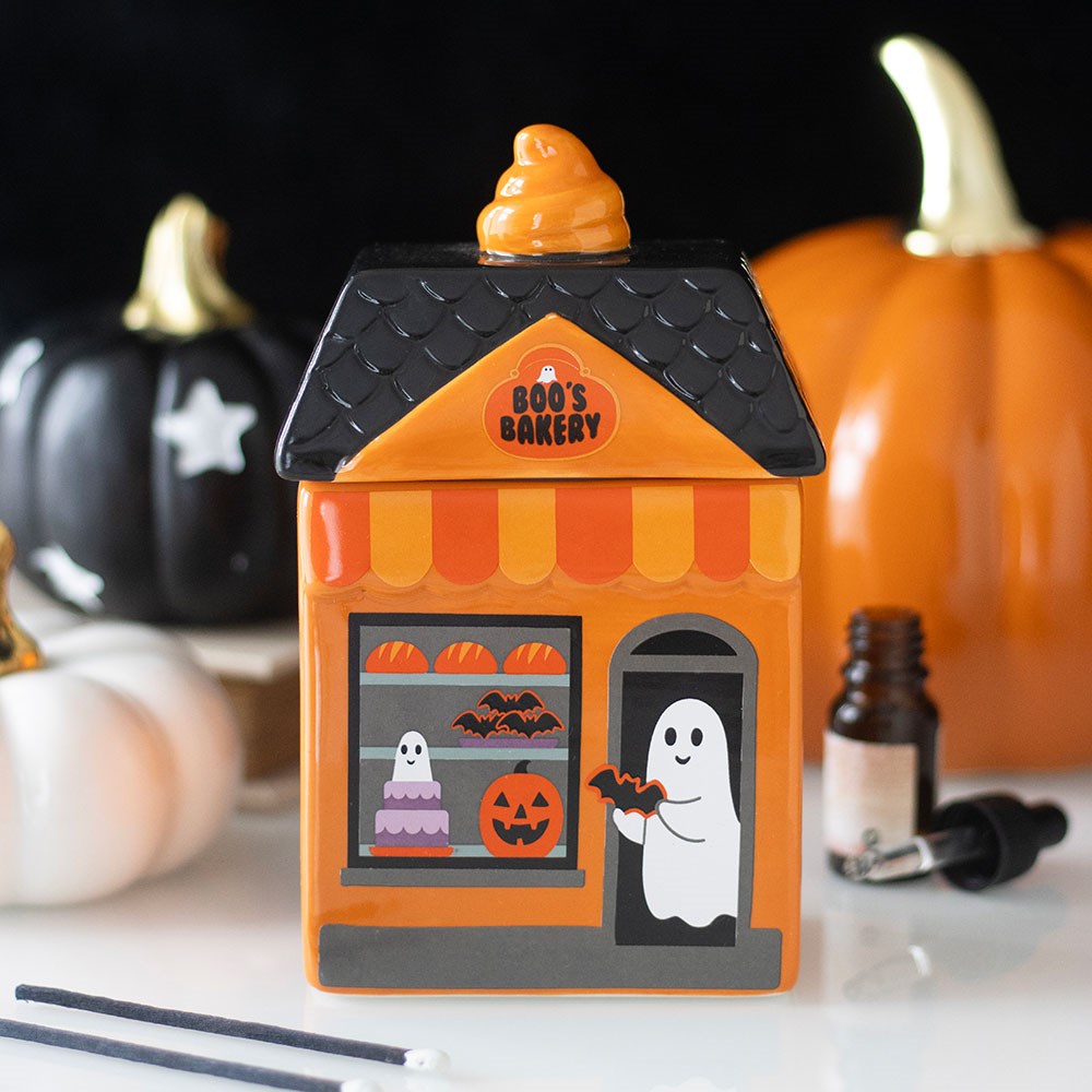 Bruciatore d'Essenze in Ceramica Pasticceria Stregata – "Boo's Bakery" Oil Burner