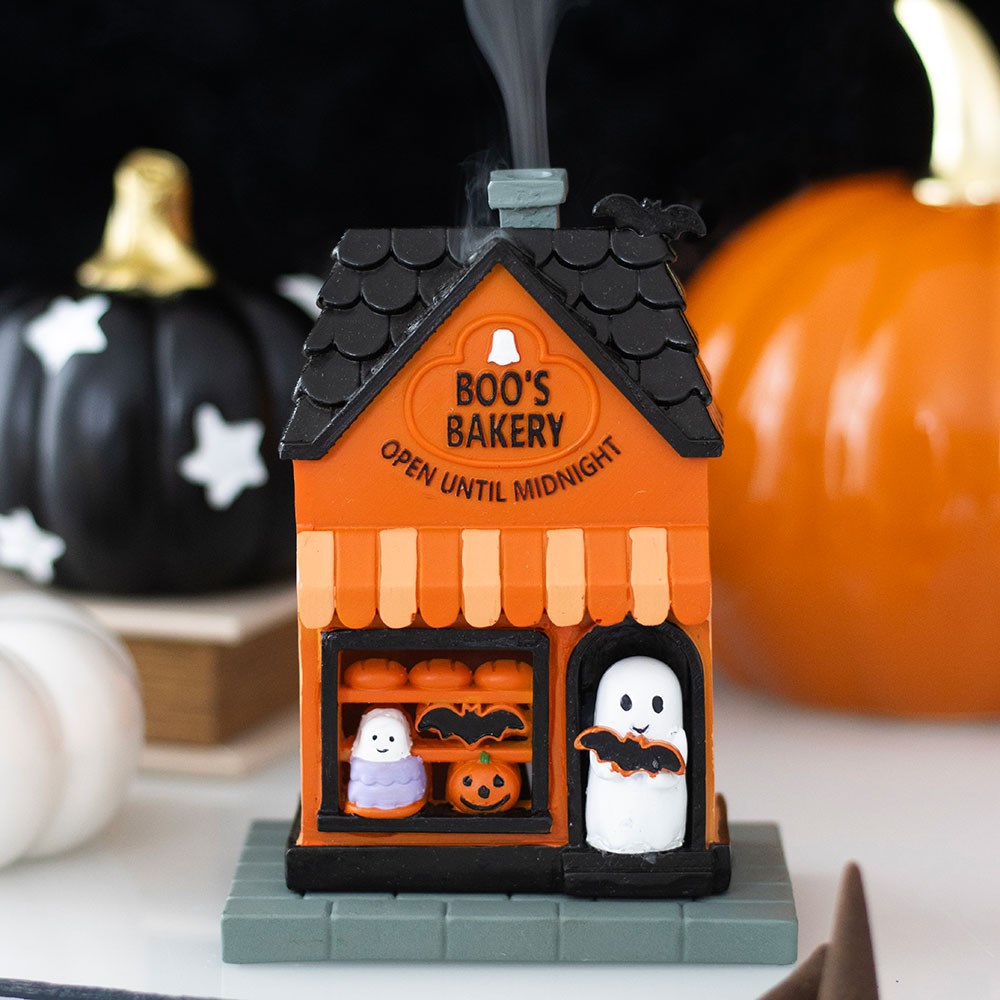 Porta Incenso a Cono Pasticceria Stregata – "Boo's Bakery" Halloween Cone Holder