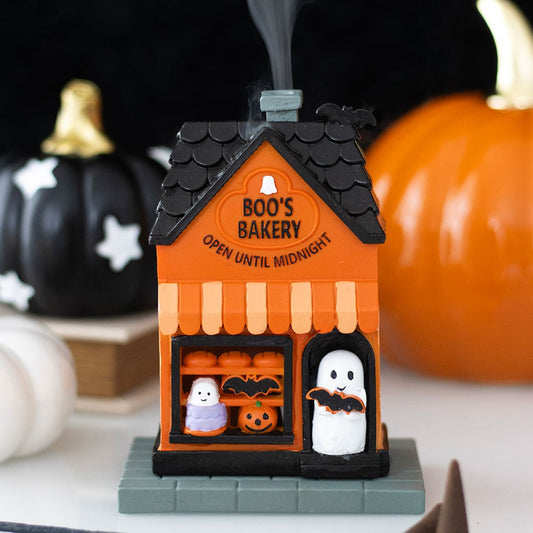 Porta Incenso a Cono Pasticceria Stregata – "Boo's Bakery" Halloween Cone Holder