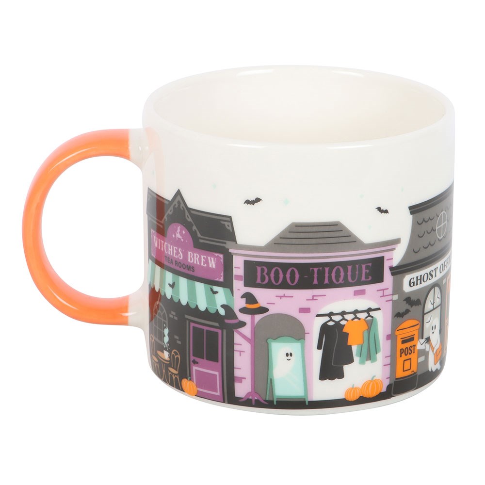 Tazza in Ceramica Halloween – "Spooky Street" Mug