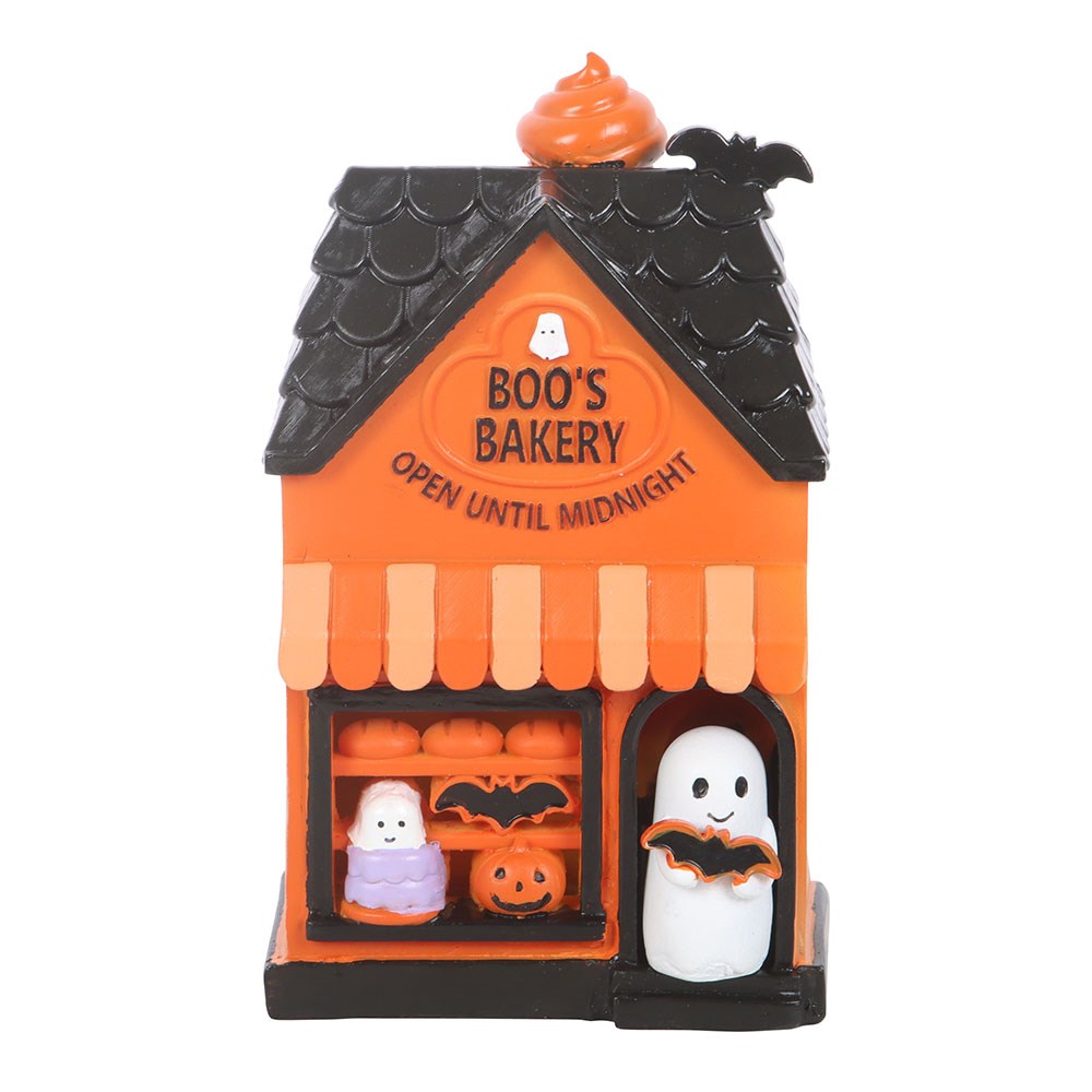 Decorazione Luminosa LED Pasticceria Stregata – "Boo's Bakery" Halloween Village
