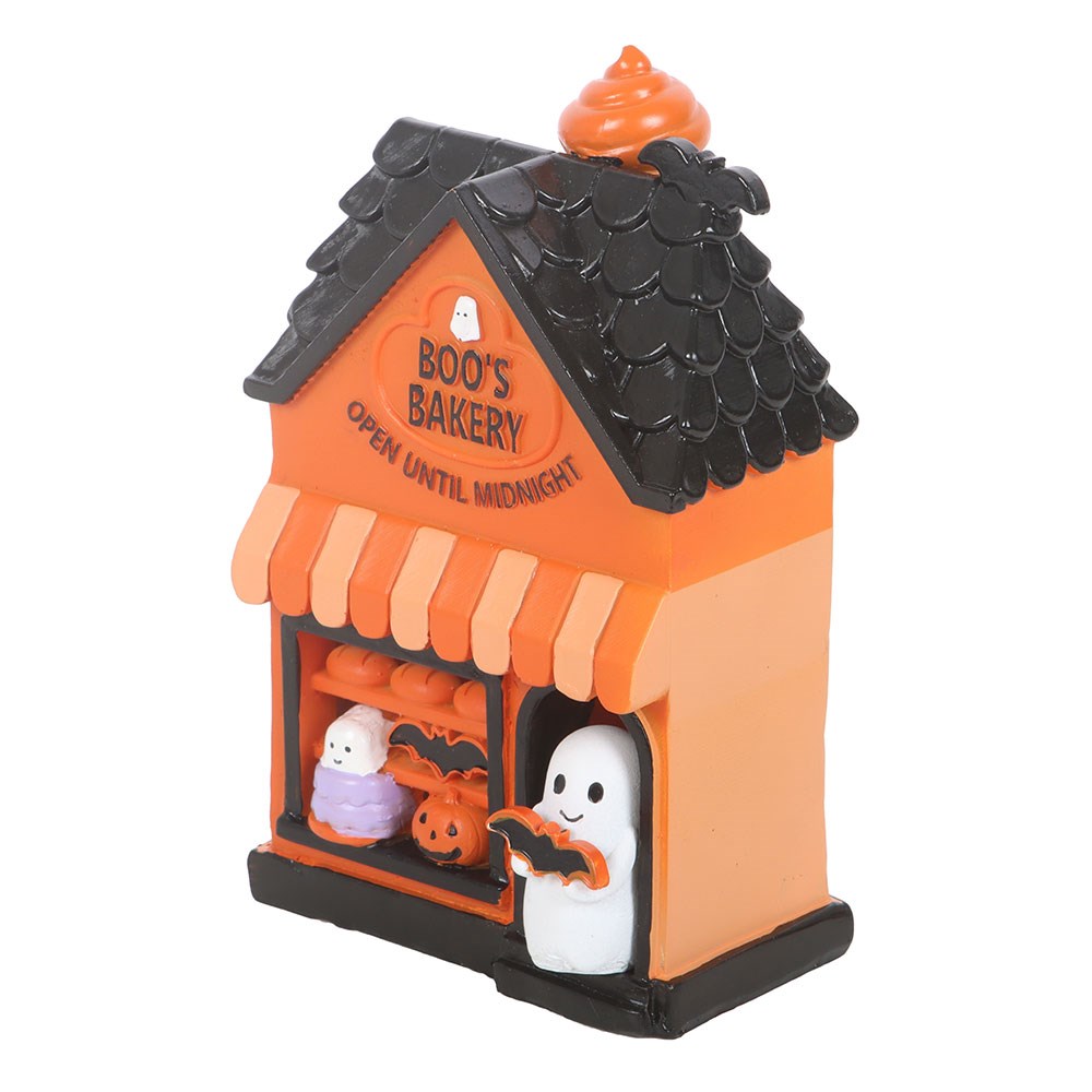 Decorazione Luminosa LED Pasticceria Stregata – "Boo's Bakery" Halloween Village