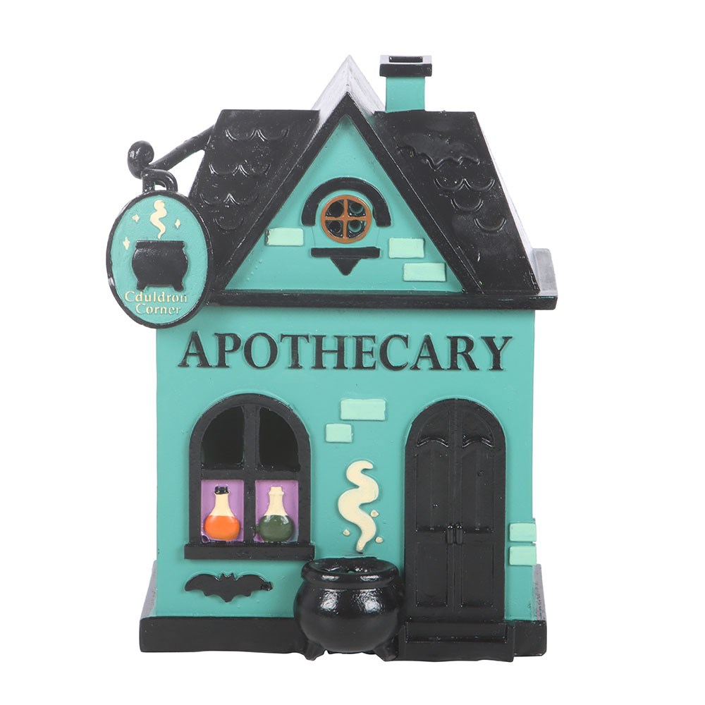 Decorazione Luminosa LED Antica Spezieria – "Apothecary Shop" Halloween Village