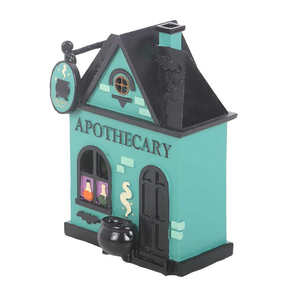 Decorazione Luminosa LED Antica Spezieria – "Apothecary Shop" Halloween Village