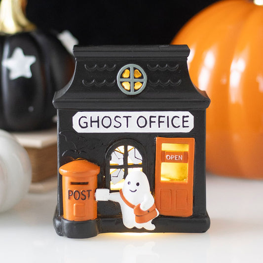 Decorazione Luminosa LED Ufficio dei Fantasmi – "Ghost Office" Halloween Village