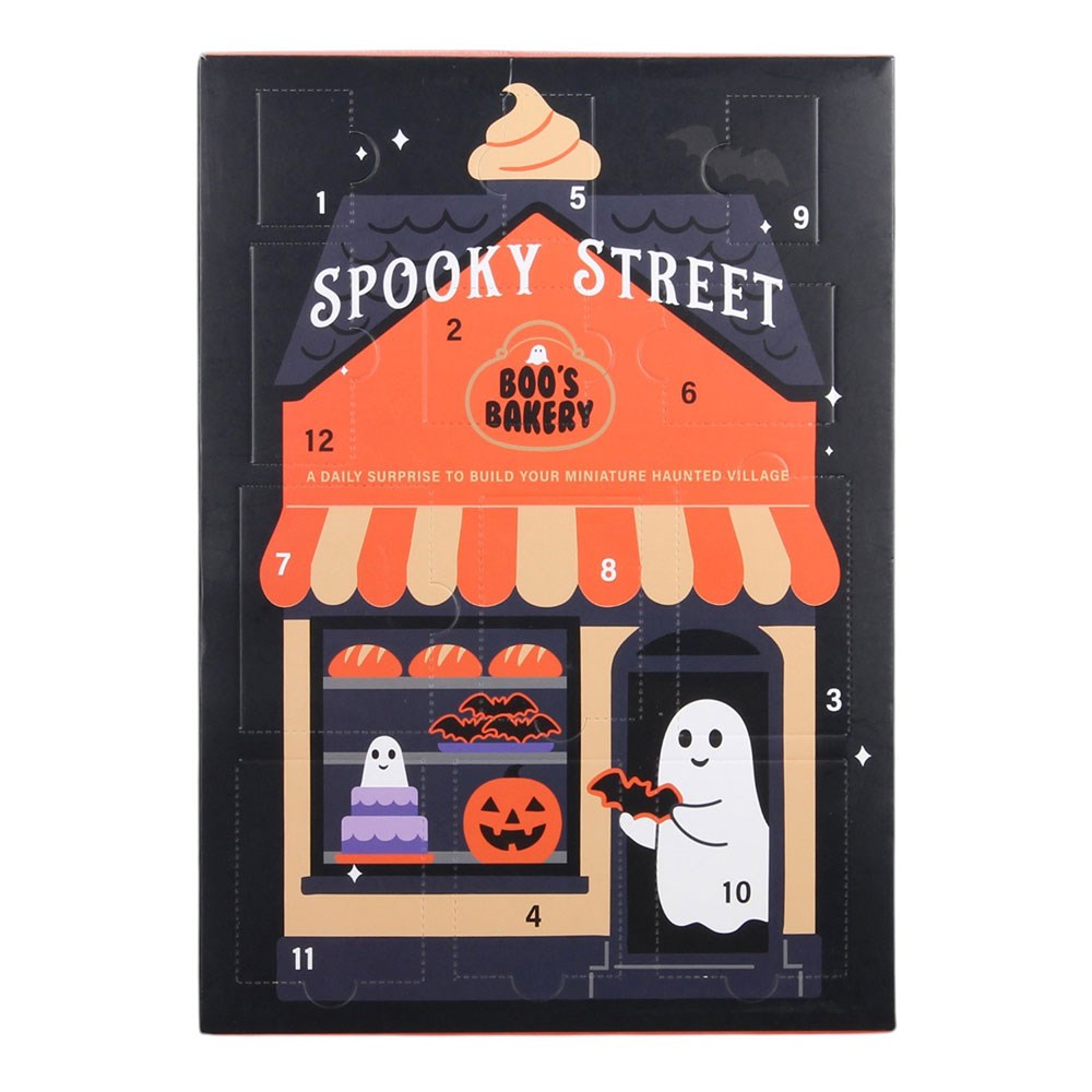 PREORDINE (In Arrivo dal 21 Luglio) Calendario dell'Avvento di Halloween "Spooky Street" – 12 Giorni di Sorprese