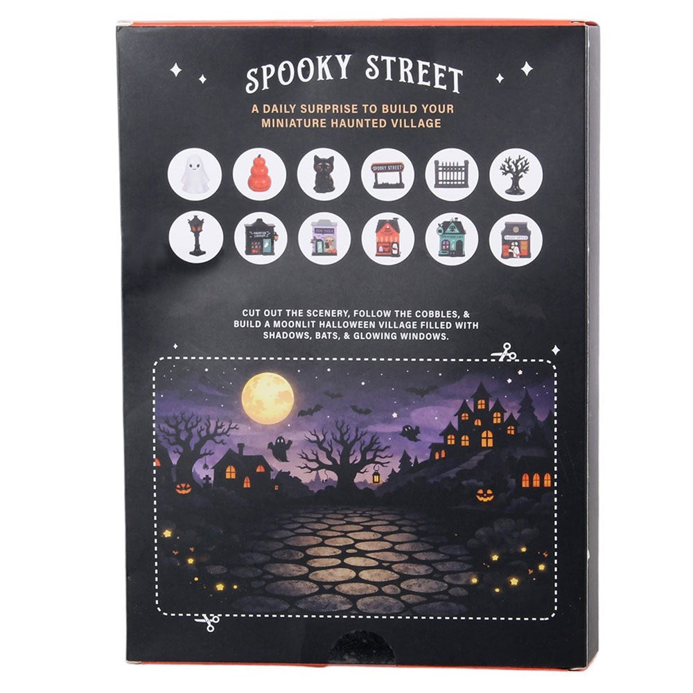 PREORDINE (In Arrivo dal 21 Luglio) Calendario dell'Avvento di Halloween "Spooky Street" – 12 Giorni di Sorprese