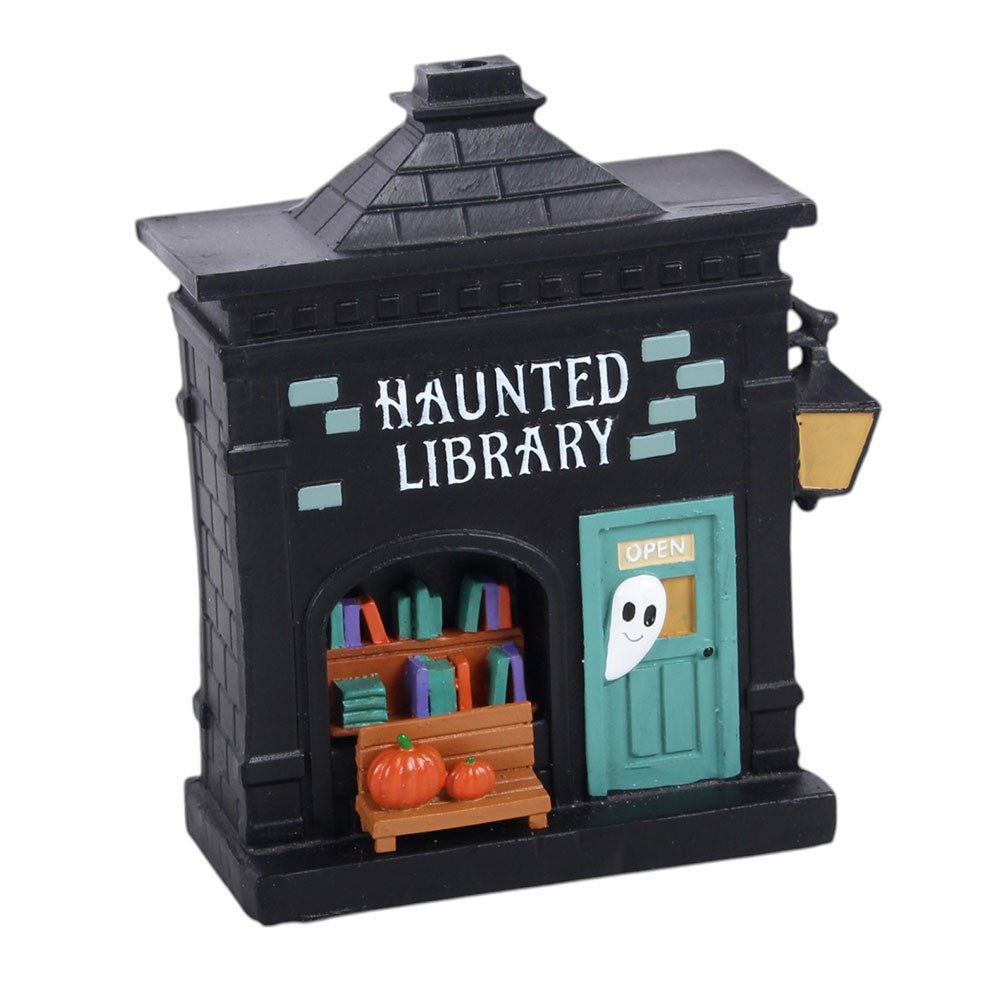 PREORDINE (In Arrivo dal 21 Luglio) Bruciatore d'Incenso a Cono "Haunted Library" in Resina