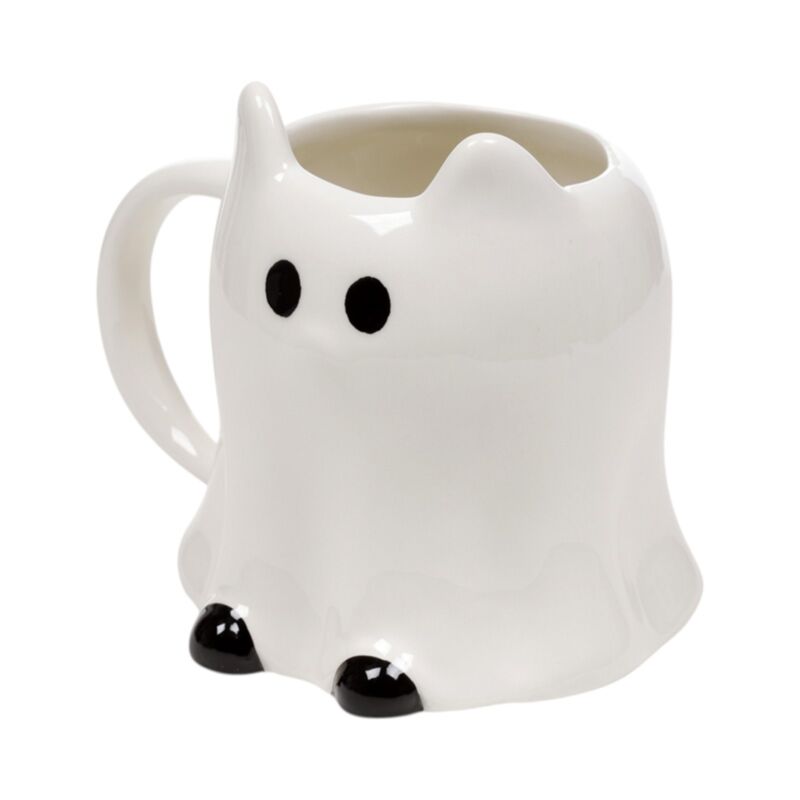 Tazza in Ceramica a Forma di Gatto Fantasma SPOOKY