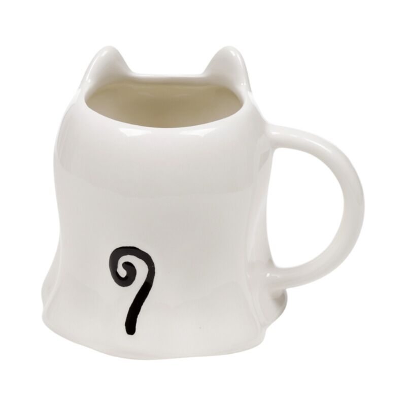 Tazza in Ceramica a Forma di Gatto Fantasma SPOOKY