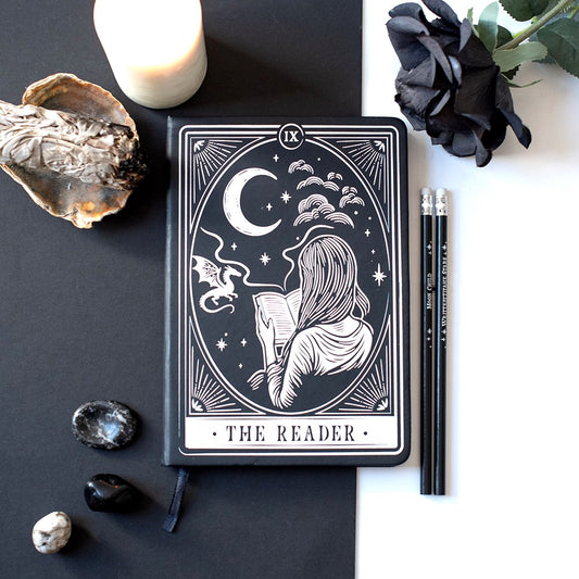 Taccuino Gotico A5 “The Reader” – Diario In stile Tarocchi