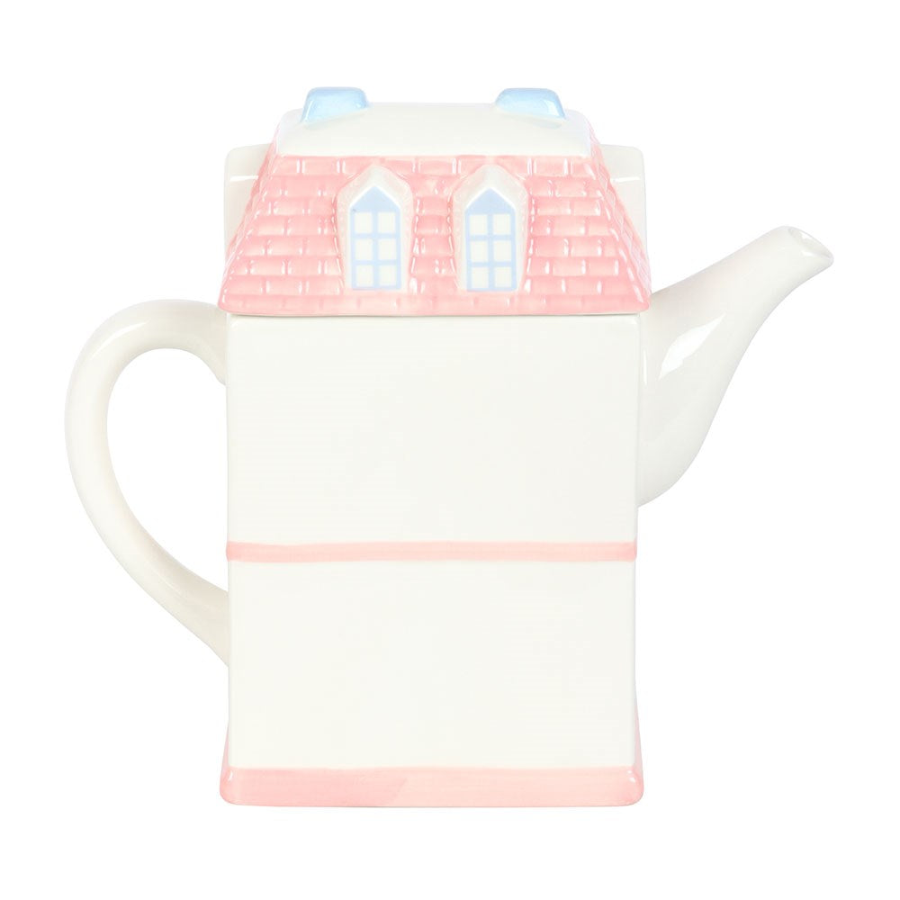 Teiera in Ceramica a Forma di Casetta delle Fiabe – Collezione "Home Sweet Home"
