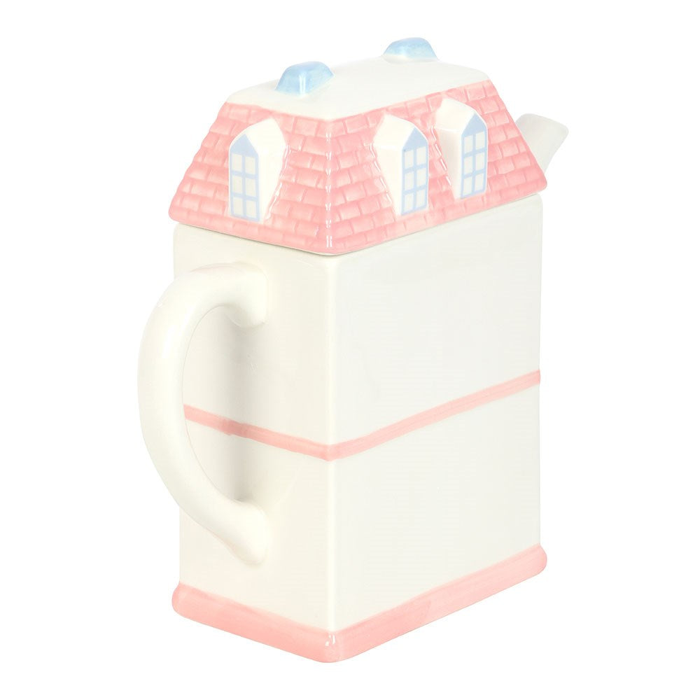 Teiera in Ceramica a Forma di Casetta delle Fiabe – Collezione "Home Sweet Home"