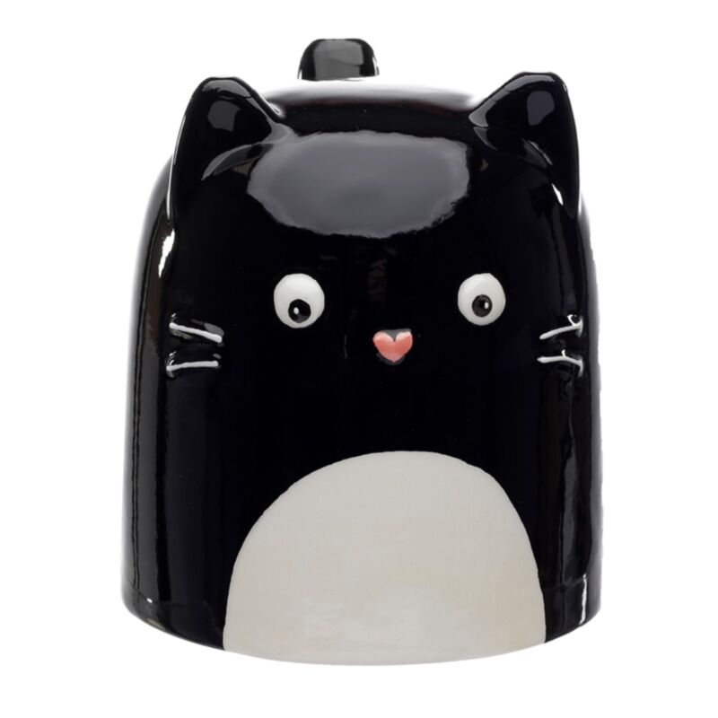 Tazza Sottosopra in Ceramica - Gatto Nero - Feline Fine