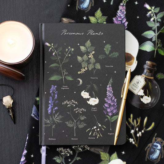 Taccuino A5 Piante Velenose – "Poisonous Plants" Gothic Notebook