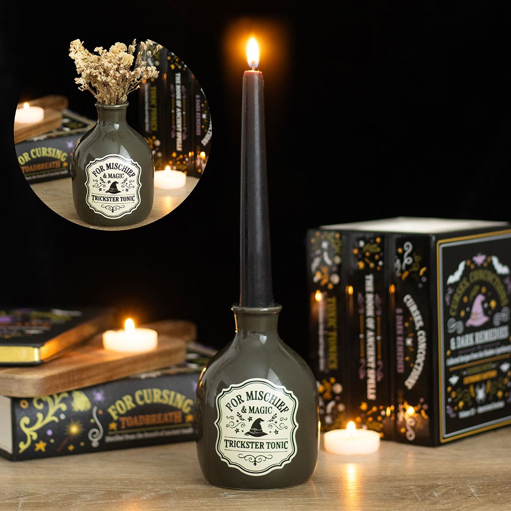 Vaso e Portacandela a Fiala "Mischief and Magic"