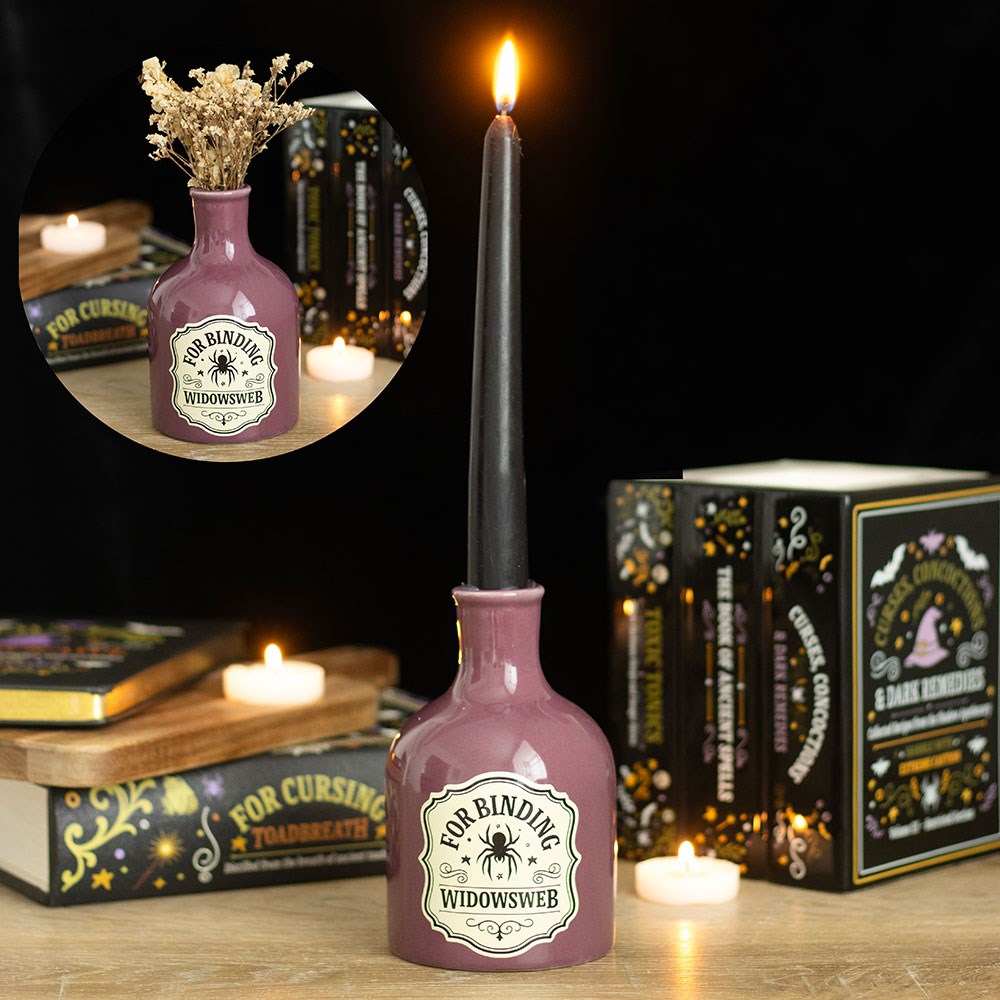 Portacandele e Vaso Bottiglia di Pozione – "Widowsweb" Potion Bottle