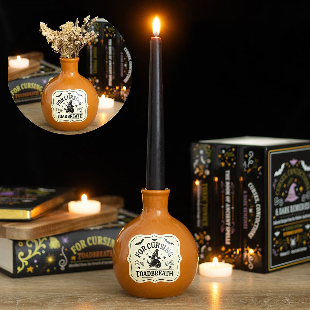 Portacandele e Vaso Bottiglia di Pozione – "Toadbreath" Potion Bottle