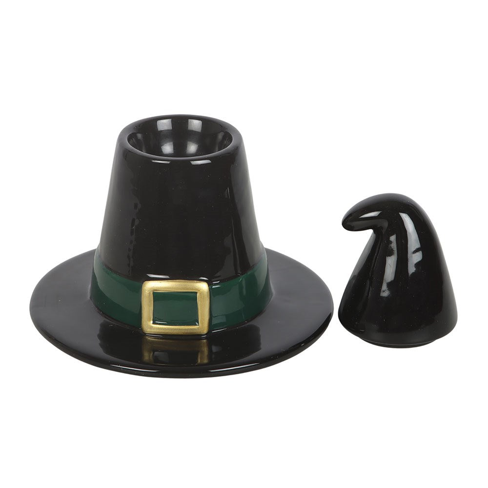 PREORDINE (In Arrivo dal 21 Luglio)  Bruciatore per Oli Essenziali "Black Witch Hat" a Cappello da Strega