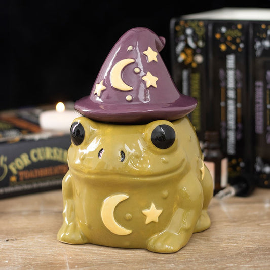 Bruciatore di Essenze Magic Toad con Cappello Viola