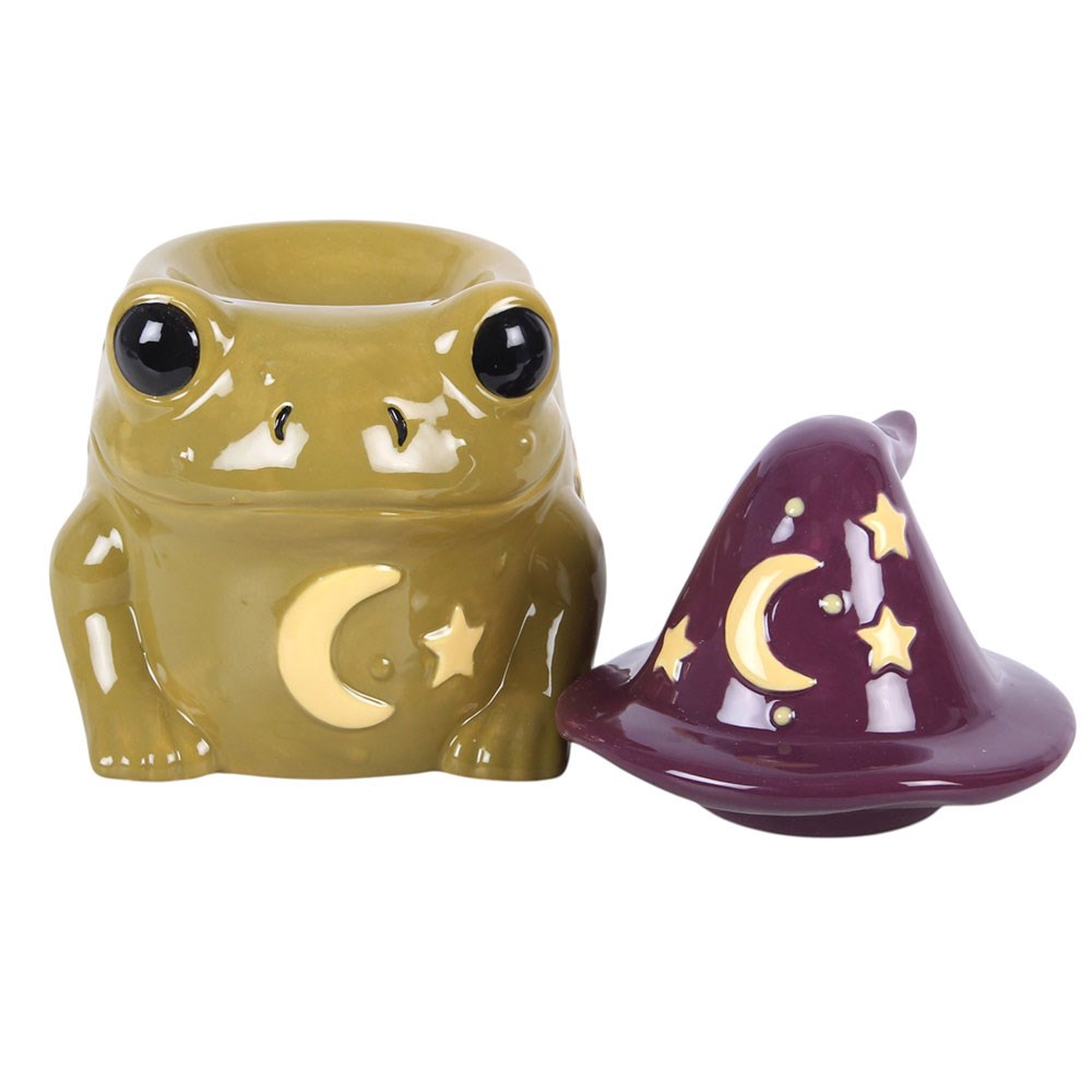 Bruciatore di Essenze Magic Toad con Cappello Viola
