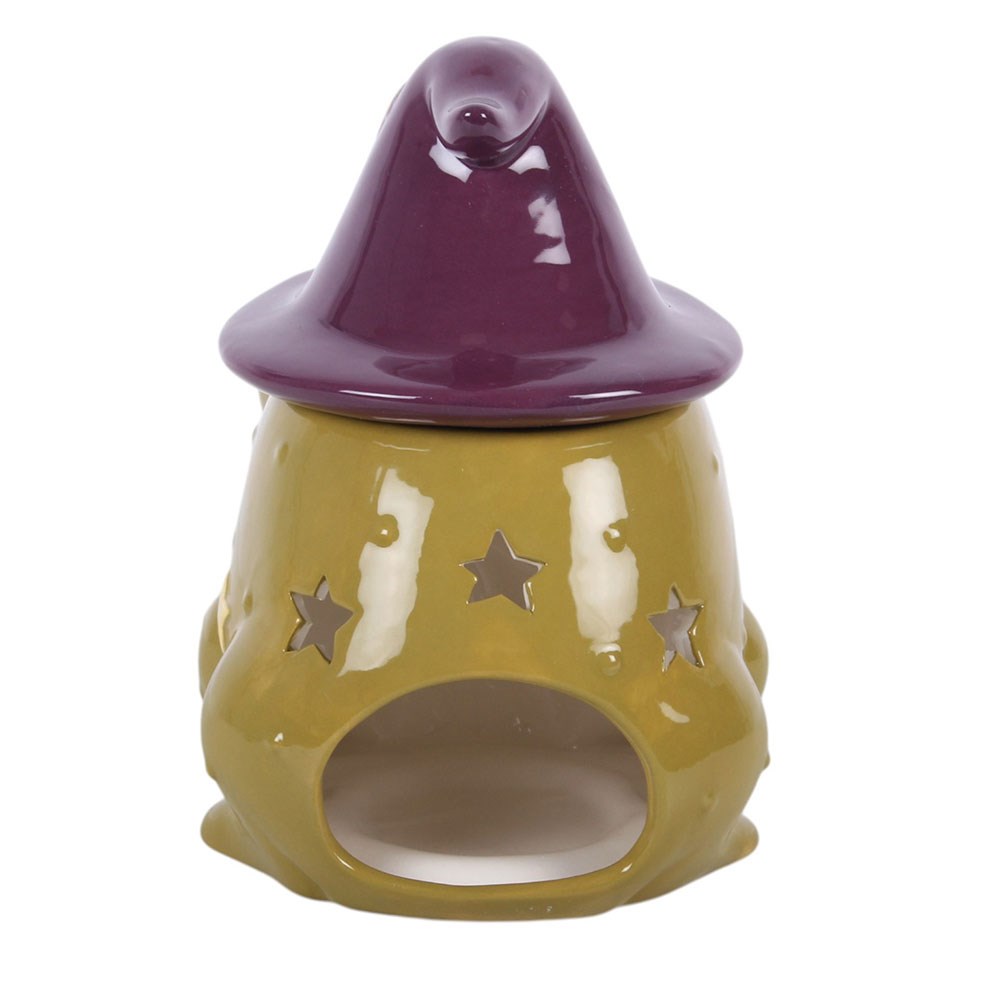 Bruciatore di Essenze Magic Toad con Cappello Viola