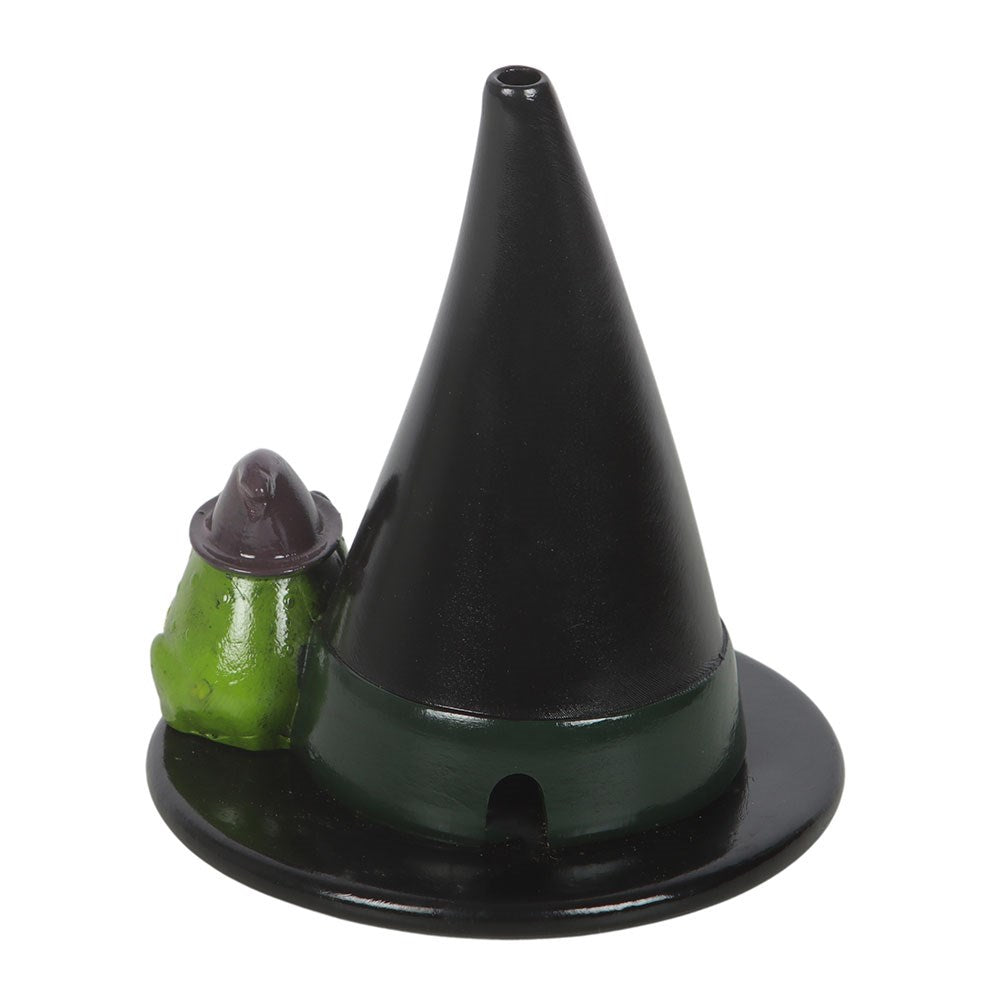 Porta Incenso a Cono Cappello da Strega e Rospo – "Magic Toad" Cone Holder