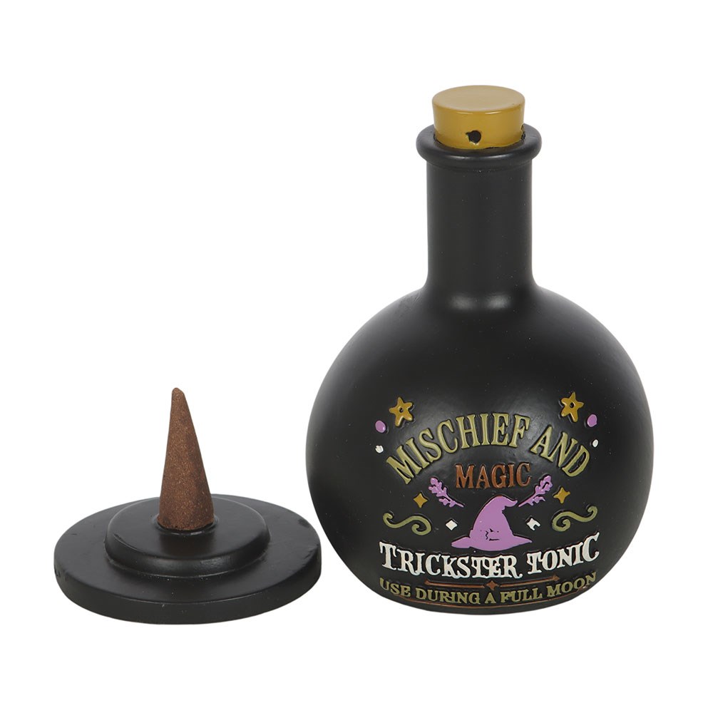 Bruciatore Incenso a Cono Bottiglia di Pozione – "Mischief and Magic" Potion Bottle