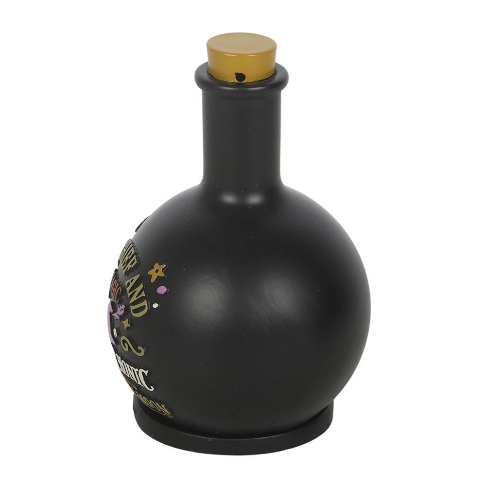 Bruciatore Incenso a Cono Bottiglia di Pozione – "Mischief and Magic" Potion Bottle