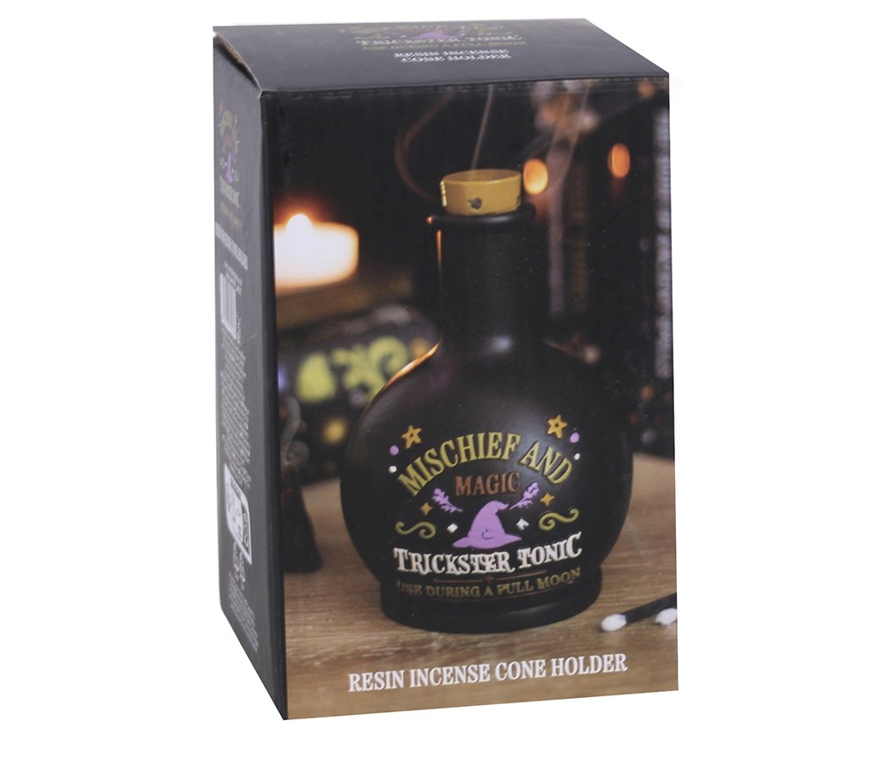 Bruciatore Incenso a Cono Bottiglia di Pozione – "Mischief and Magic" Potion Bottle