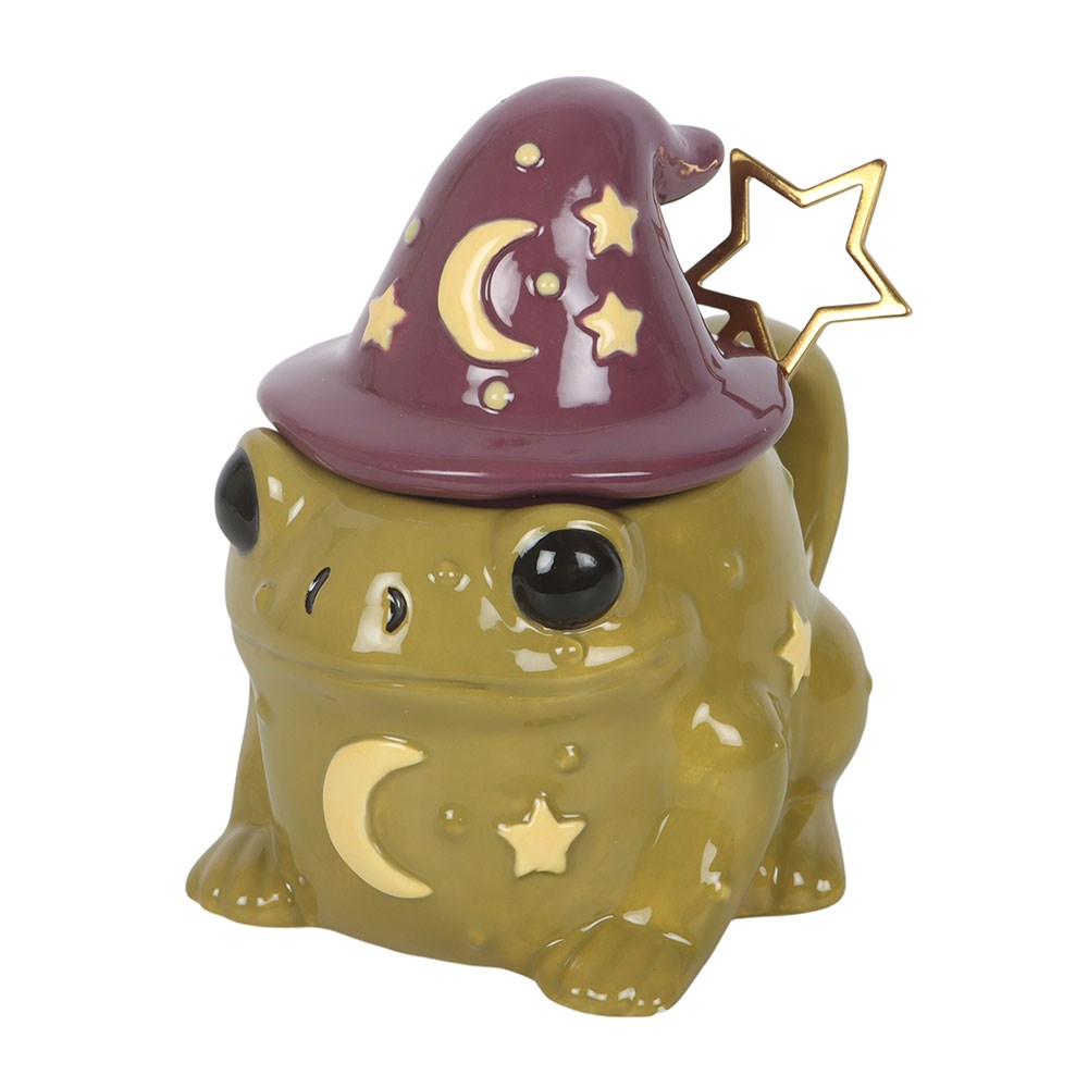 Tazza Magic Toad a forma di Rospo Magico con Cappello da Strega