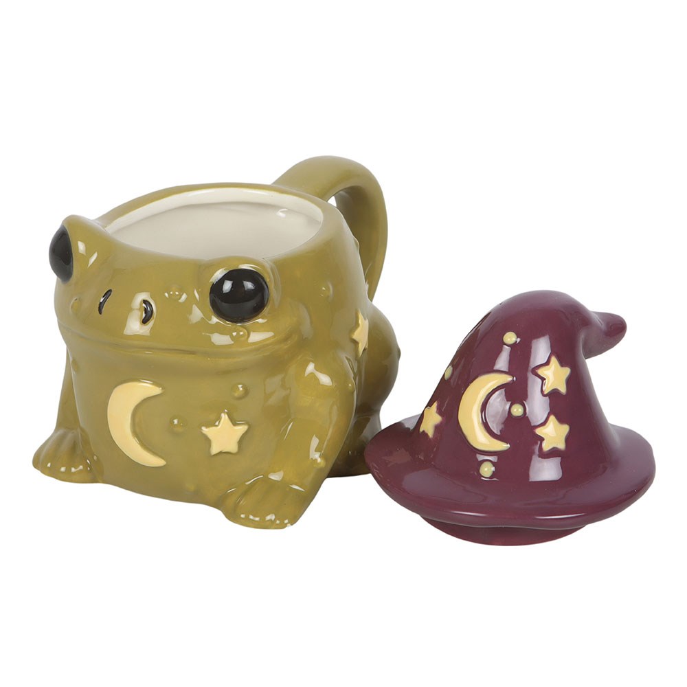 Tazza Magic Toad a forma di Rospo Magico con Cappello da Strega