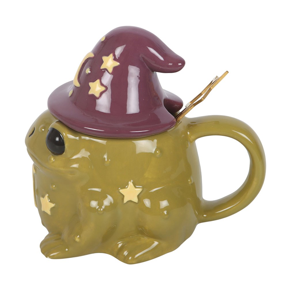 Tazza Magic Toad a forma di Rospo Magico con Cappello da Strega