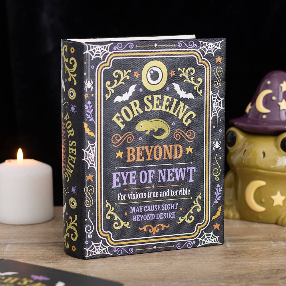 PREORDINE (In arrivo dal 3 agosto) Scatola Portaoggetti a Libro Eye of Newt – Cofanetto Segreto