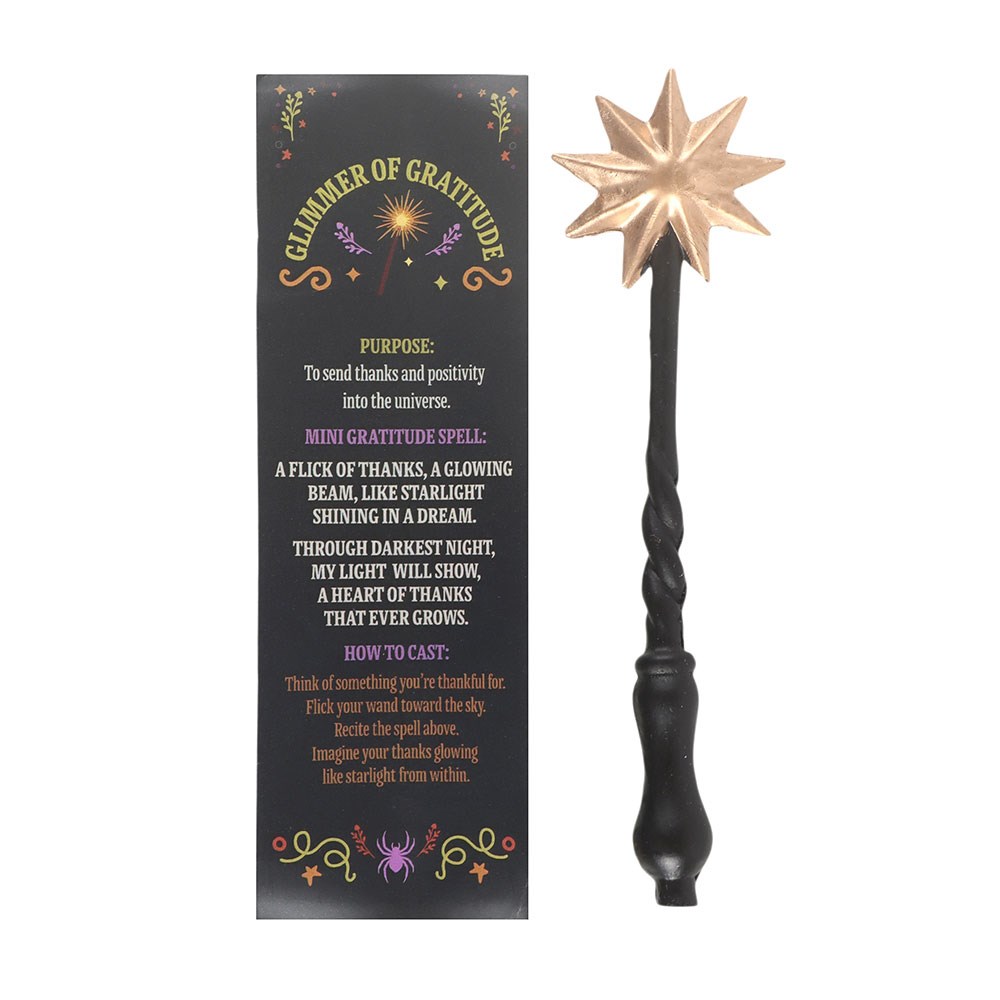 PREORDINE (In Arrivo dal 21 Luglio) Mini Bacchetta Magica in Scatola di Fiammiferi "Glimmer of Gratitude"