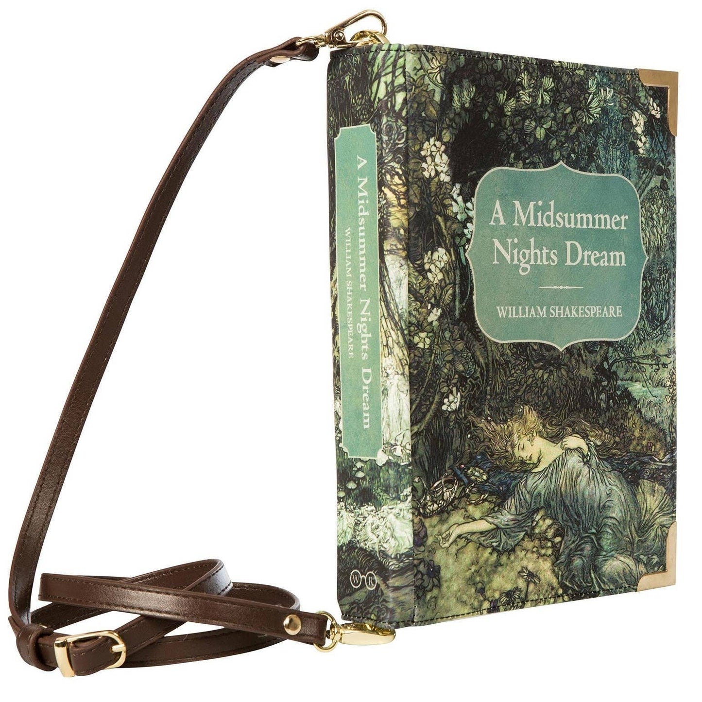 Pochette a tracolla A Midsummer Nights Dream Green Book: Grande