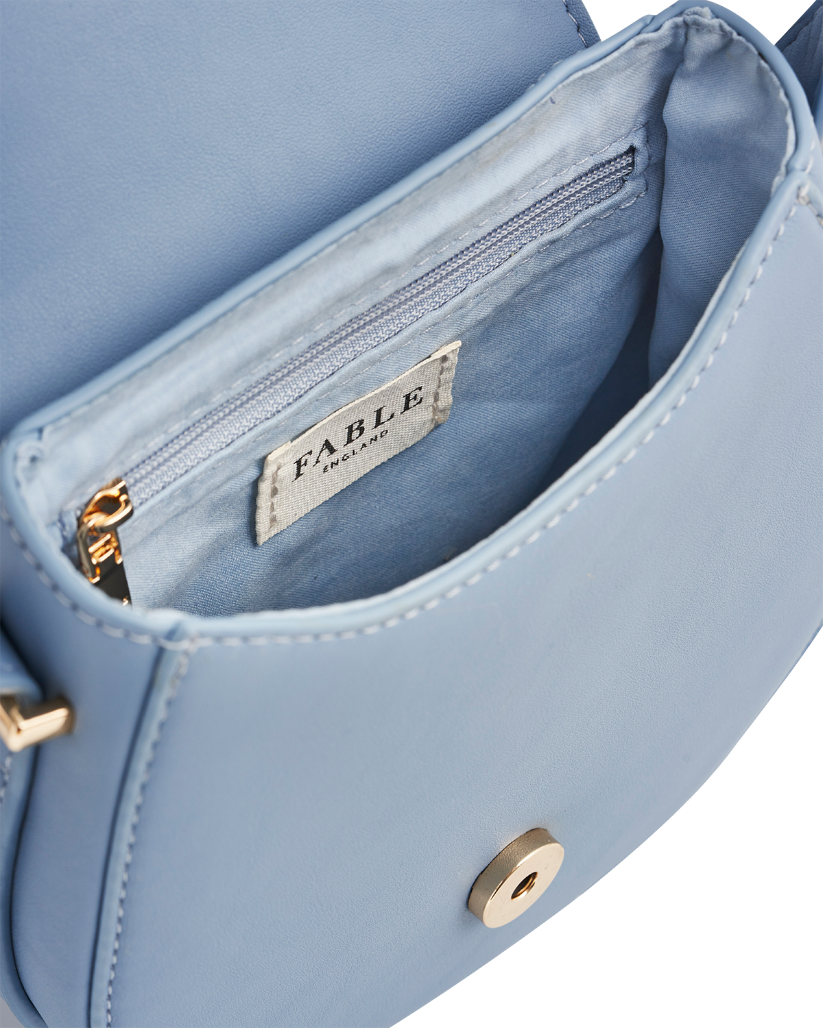 Fable England x Peter Rabbit Borsa a sella blu ricamata