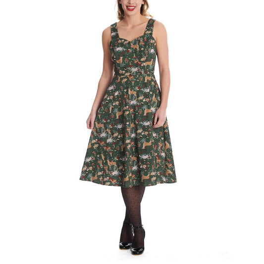 Woodland Creature Swing Dress