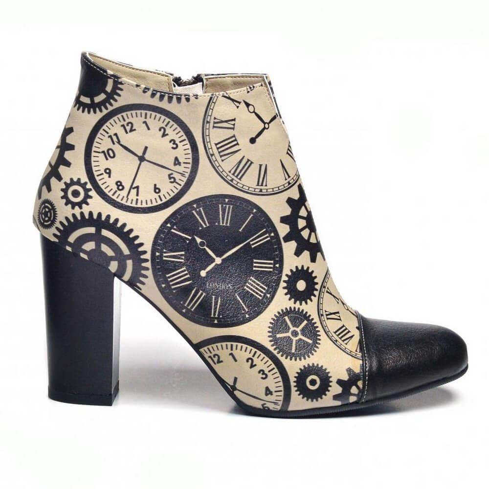 PREORDINE (Disponibili dal 27 Agosto) Clockwork Chrono Boots - Stivaletti alla Caviglia Goby Fatti a Mano – Stile Sostenibile, Vegani e Comodi