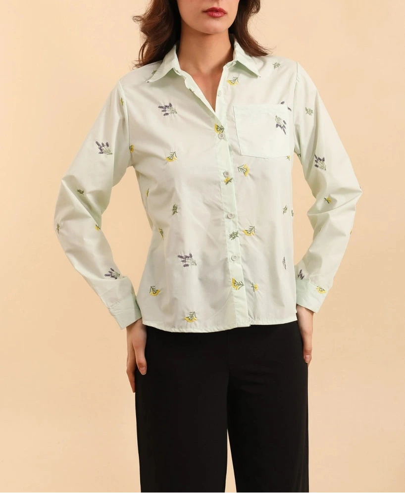 Camicetta in cotone "Sweet Lavender" in 2 colori