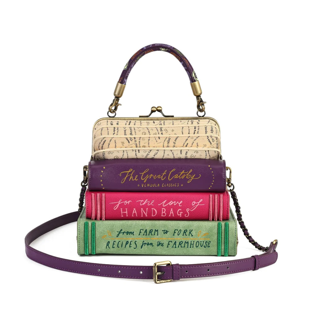 Borsa a forma di libri Volta Pagina | Vendula Travelling Library Bookshop