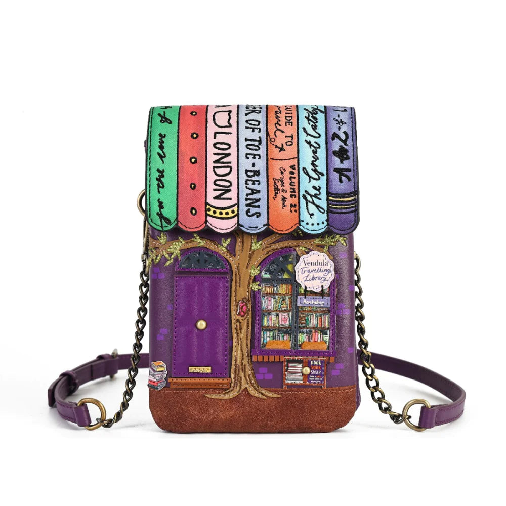 Pochette portacellulare Vendula London Travelling Library Bookshop