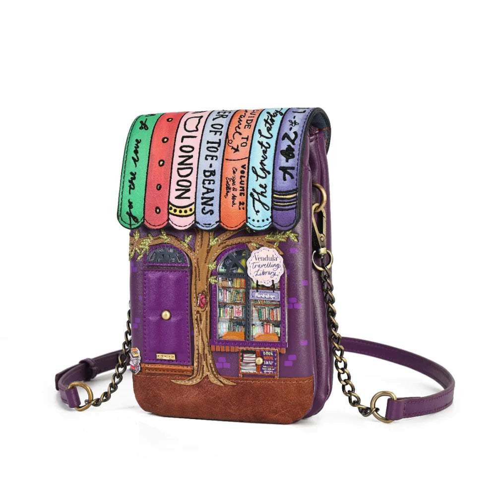 Pochette portacellulare Vendula London Travelling Library Bookshop