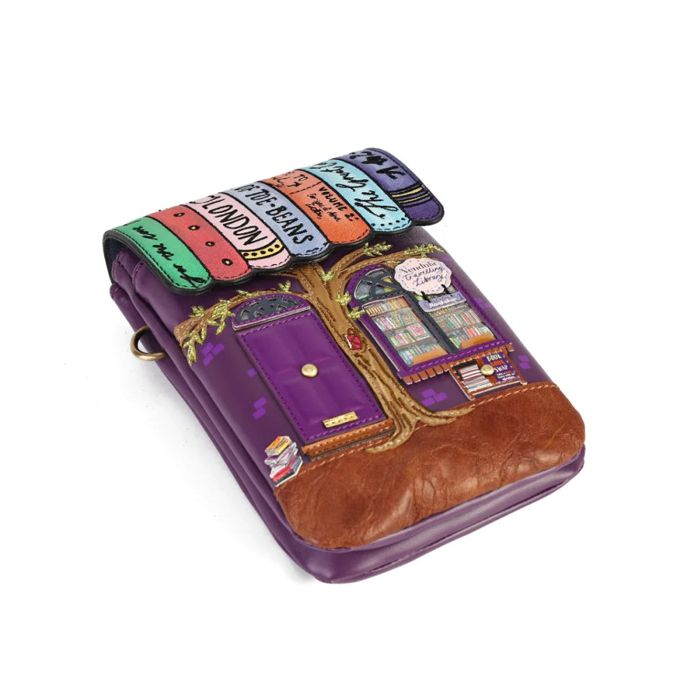 Pochette portacellulare Vendula London Travelling Library Bookshop
