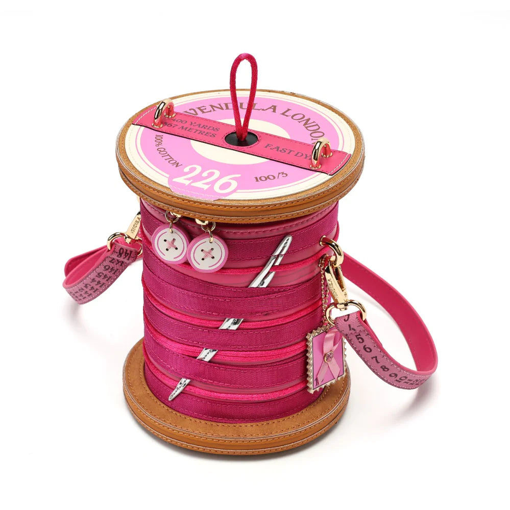 Borsa Rocchetto di Filo Vendula London | Pink Ribbon
