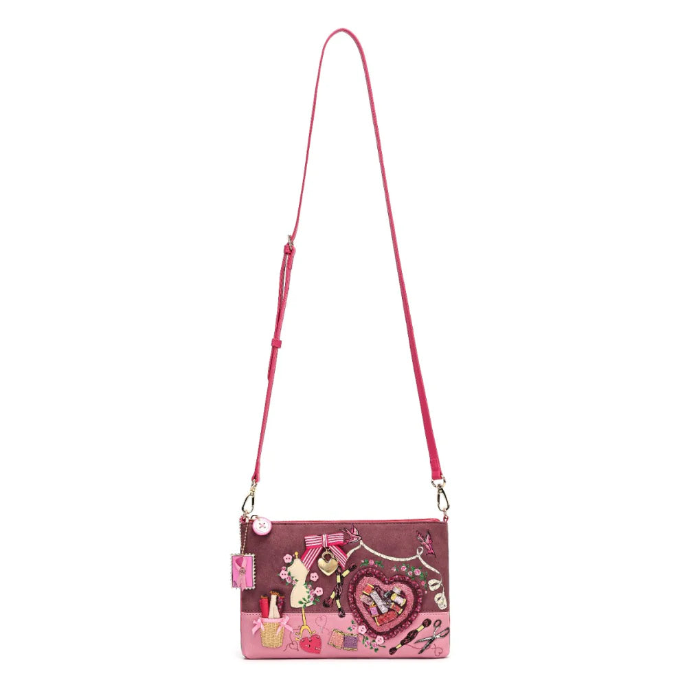 Borsa Kate Vendula London | Pink Ribbon Sewing Box