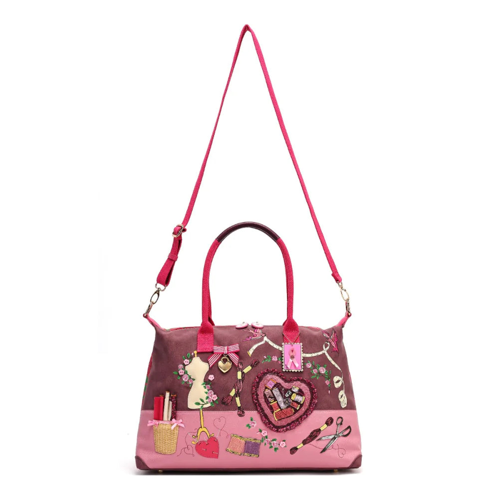 Vendula London Sewing Box Scrapbook - Borsa Bonnie Weekender
