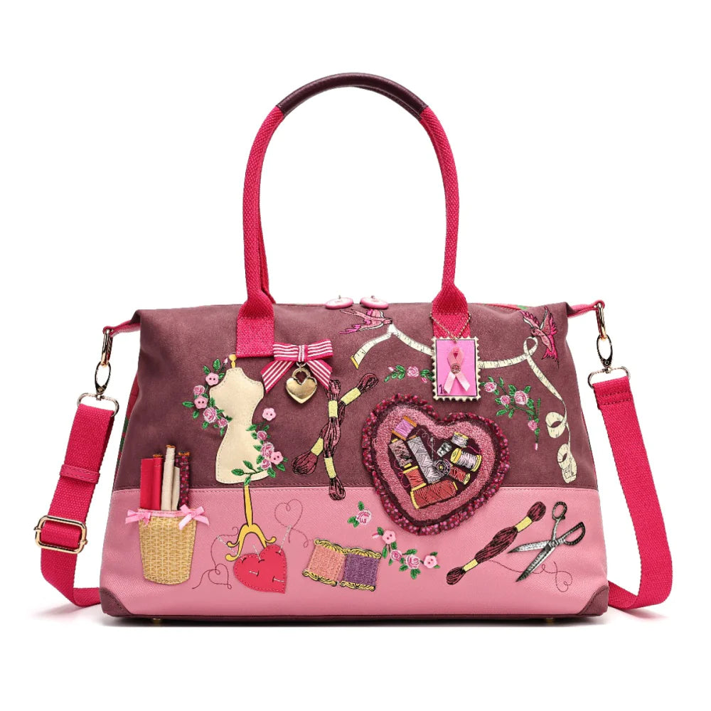 Vendula London Sewing Box Scrapbook - Borsa Bonnie Weekender