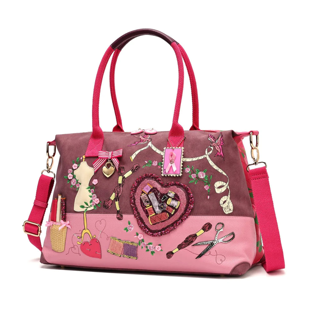 Vendula London Sewing Box Scrapbook - Borsa Bonnie Weekender