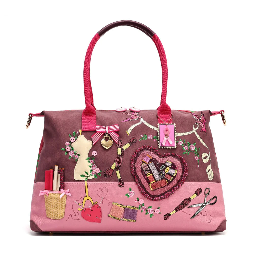 Vendula London Sewing Box Scrapbook - Borsa Bonnie Weekender